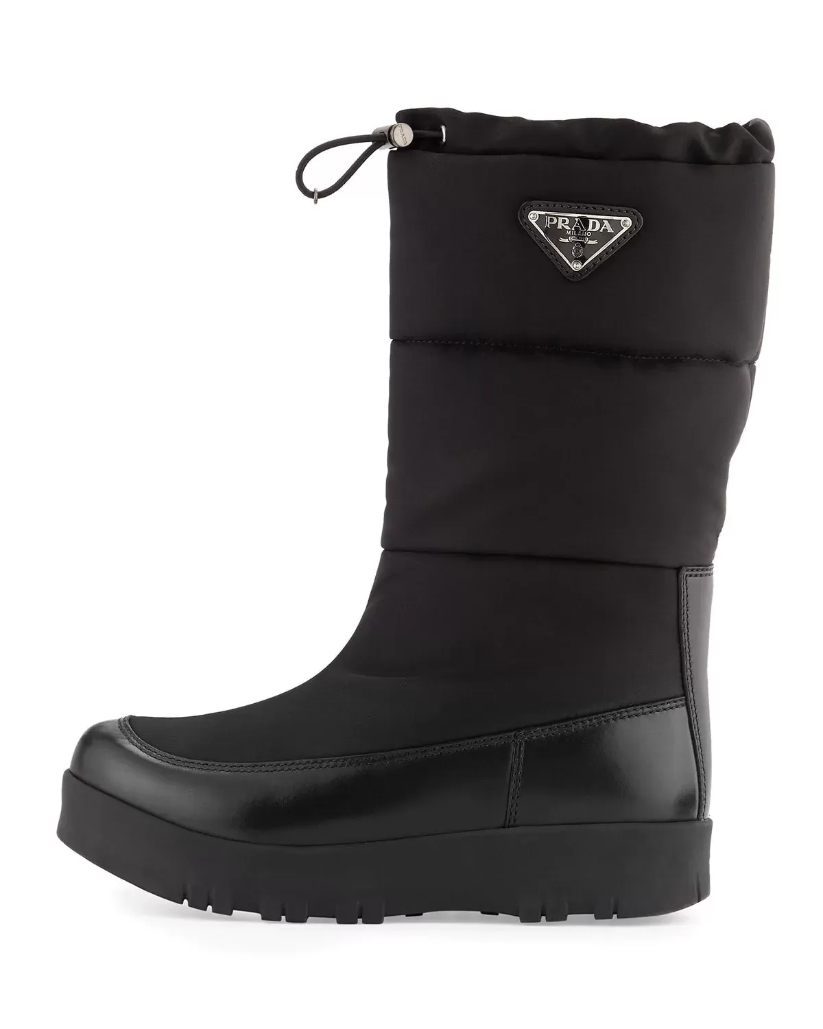 Prada Linea Rossa Nylon Platform Snow Boot