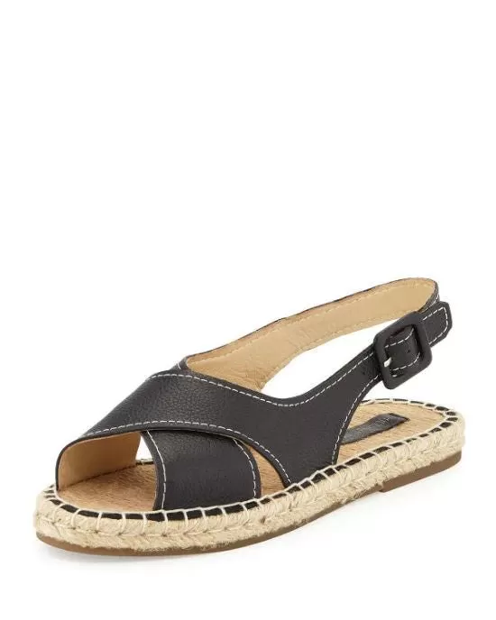 Pour la Victoire  Olivia Leather Espadrille Sandal