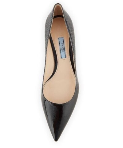 Prada Patent Saffiano 45mm Pump