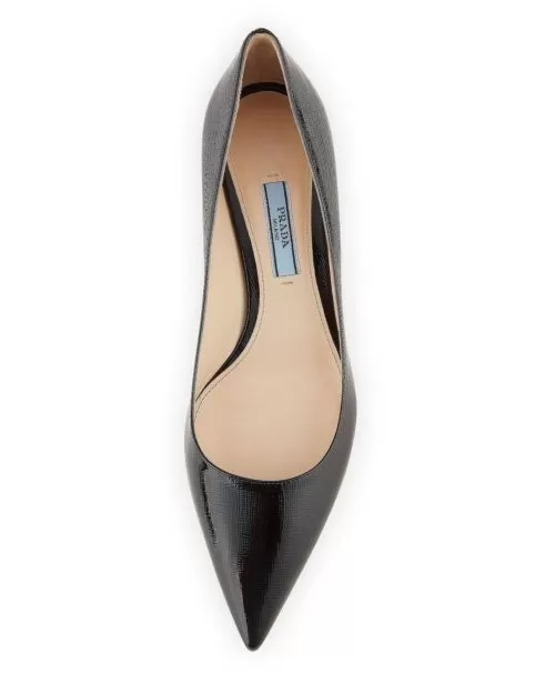 Prada Patent Saffiano 45mm Pump