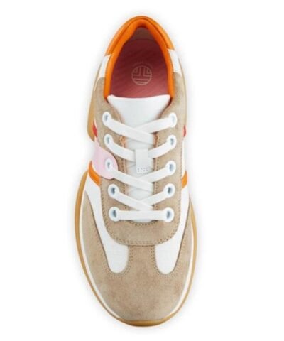 Tory Burch Bubble Stripe Low-Top Sneakers