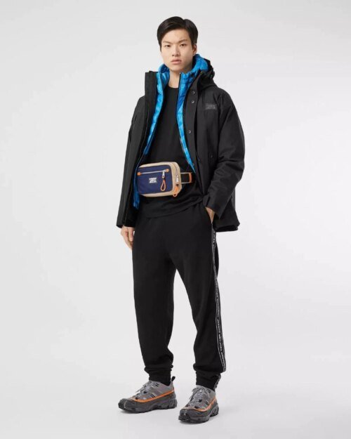 Burberry Logo Appliqué Two-tone ECONYL® Bum Bag