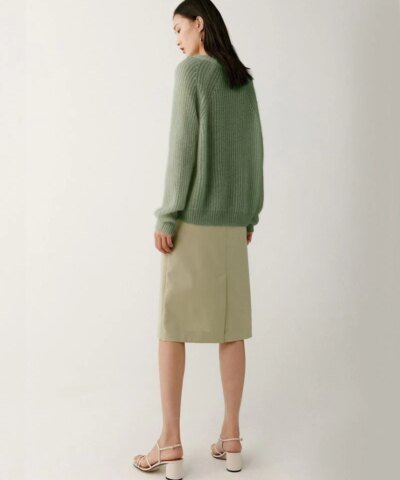 Noralux Mohair Blended Round Neck Sweater