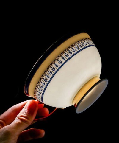 Royal 5 Piece Moroccan Gold Blue Tea Set