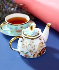 Royal Peacock Bone China Tea For One Set