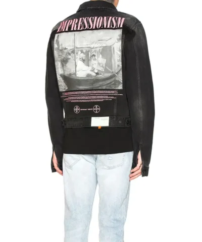 Off- White Exaggerated Denim Jacket