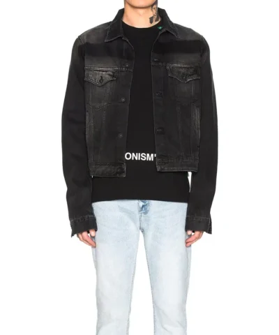 Off- White Exaggerated Denim Jacket
