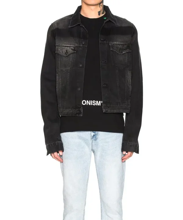 Off- White Exaggerated Denim Jacket
