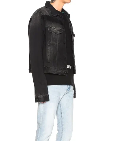 Off- White Exaggerated Denim Jacket