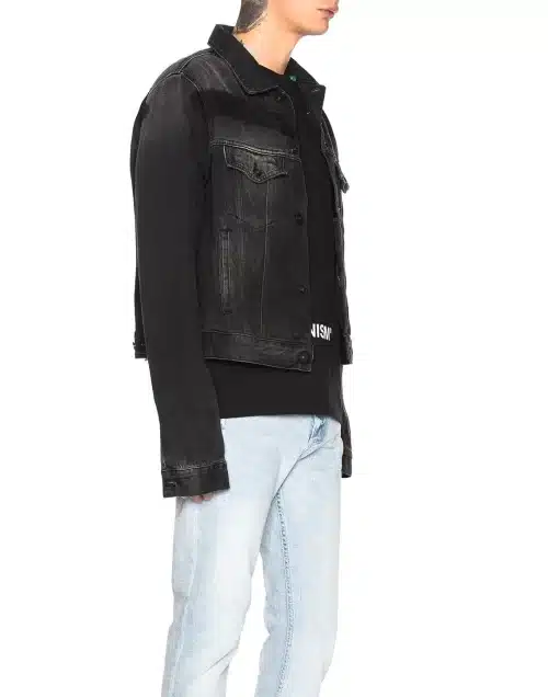 Off- White Exaggerated Denim Jacket