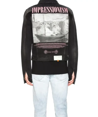 Off- White Exaggerated Denim Jacket