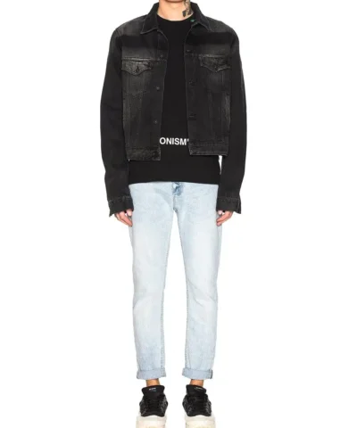 Off- White Exaggerated Denim Jacket