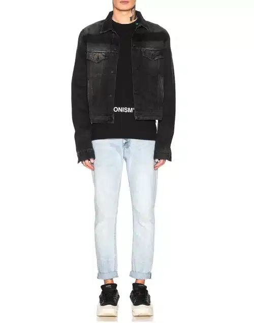 Off- White Exaggerated Denim Jacket