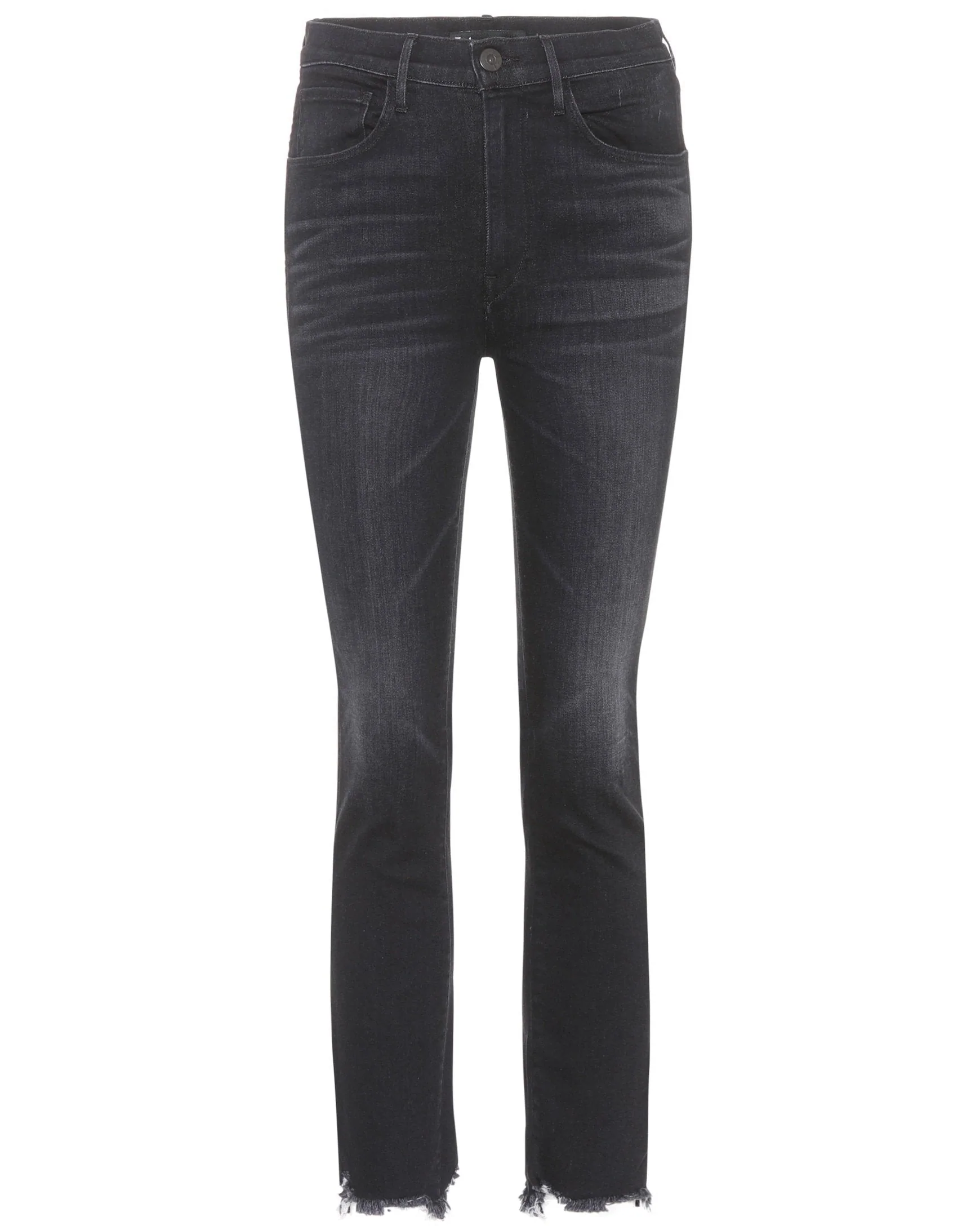 3X1 W3 Straight Authentic Jeans, Black