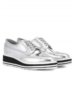 Prada Wingtip Platform Bluchers