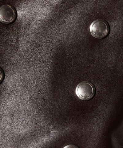 Chloe Classic Double-Breasted Leather Jacket