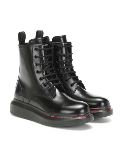 Alexander Mcqueen Leather ankle boots