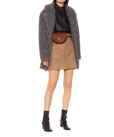 By Far Sofia Leather Ankle Boots In Black