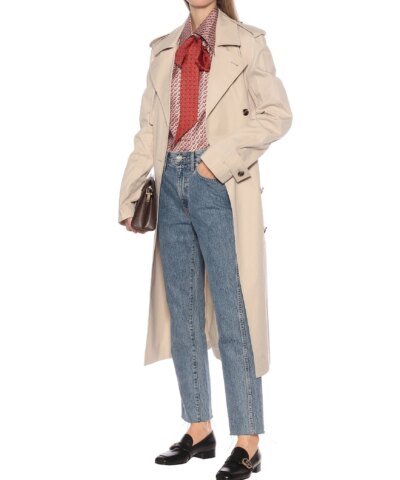 Gucci Black Leather Loafers with Double G