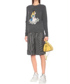 Miu Miu Intarsia Virgin Wool Sweater