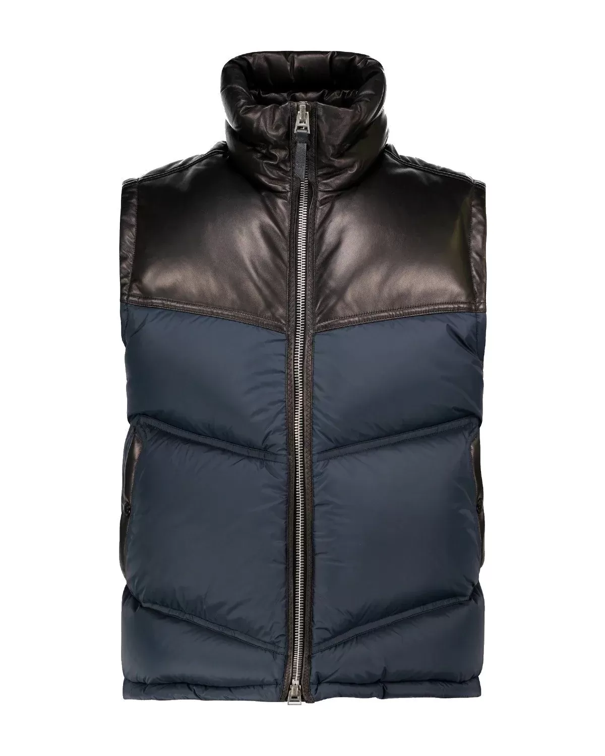 Tom Ford Men's Parachute Colorblock Nylon Down Gilet