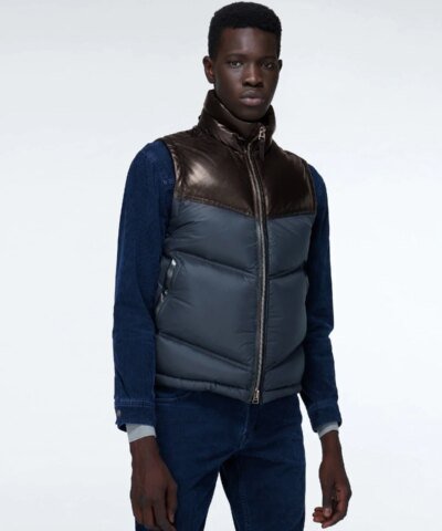 Tom Ford Men's Parachute Colorblock Nylon Down Gilet