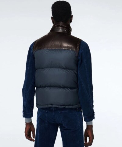Tom Ford Men's Parachute Colorblock Nylon Down Gilet