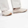 Maison Margiela Replica Suede And Leather Sneakers, Beige