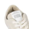 Maison Margiela Replica Suede And Leather Sneakers, Beige
