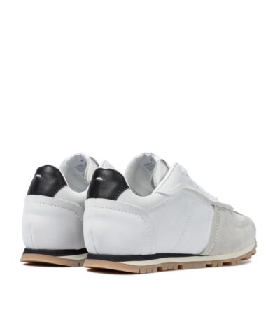 Maison Margiela Replica Suede And Leather Sneakers, Off-White