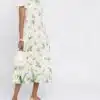 Red Valentino May Lily Ruffle-Detail Dress, White