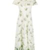 Red Valentino May Lily Ruffle-Detail Dress, White