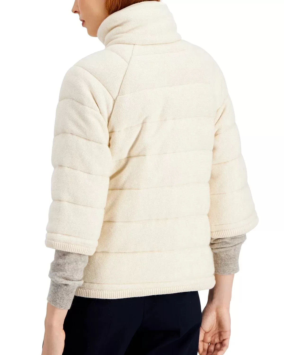 Marella Cromo 3/4-Sleeve Quilted Coat