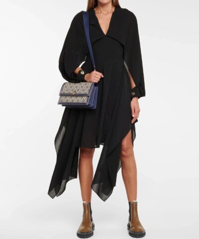 Tory Burch T Monogram Jacquard Shoulder Bag, Tory Navy