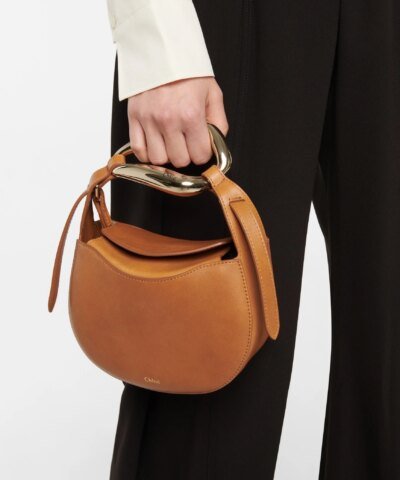 Chloe Kiss Small Bag in Brown