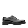 Prada Men's Brushed Leather Oxford Shoes