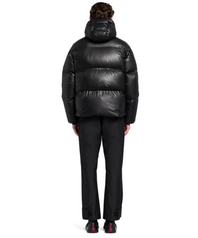 Prada Light Nylon Hooded Puffer Jacket