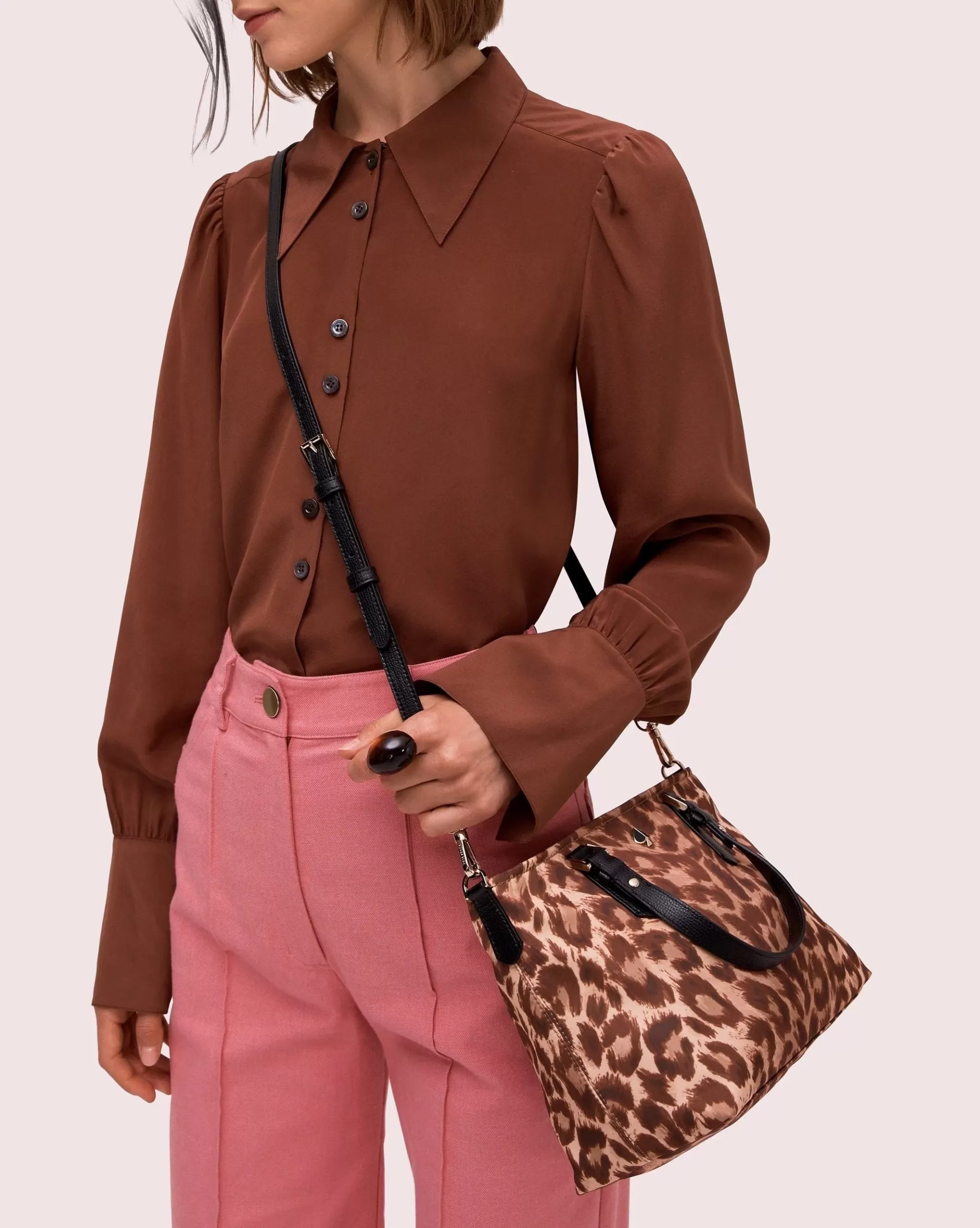 Kate Spade Taylor Leopard Crossbody Tote