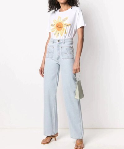 Sandro Paris Sunshine Print T-Shirt