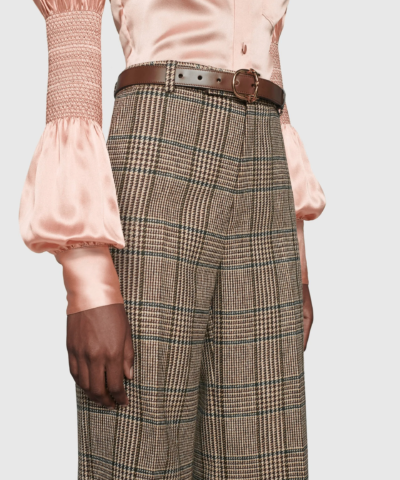 Gucci Thin Belt With Horsebit Buckle, Brown