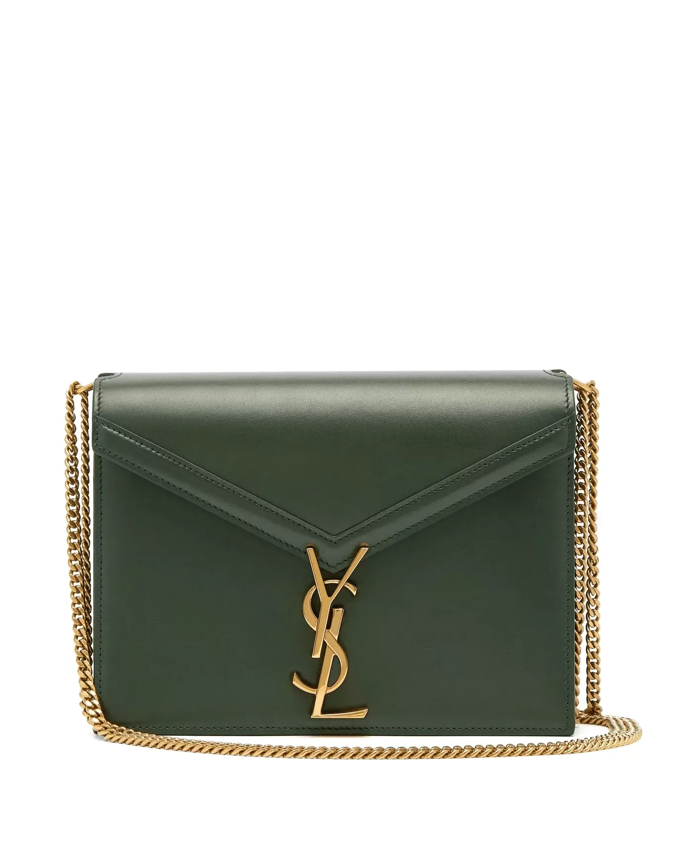 Saint Laurent Cassandra Monogram Clasp Bag In Smooth Leather