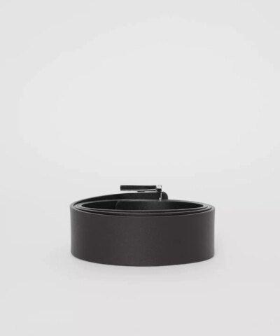 Burberry Men's Reversible Monogram Motif Leather Belt