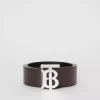 Burberry Men's Reversible Monogram Motif Leather Belt