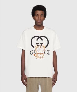 Gucci x Doraemon Oversize T-Shirt, Ivory