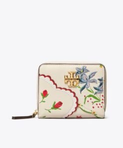 Tory Burch Kira Mixed-Floral Bi-Fold Wallet