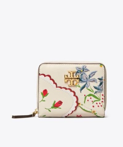 Tory Burch Kira Mixed-Floral Bi-Fold Wallet