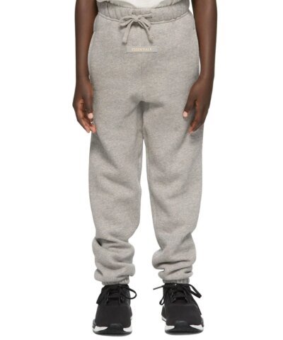 Fear of God Essentials Kids Sweatpants, Heather Oatmeal