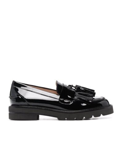 Stuart Weitzman Fringed Mila Lift Loafers