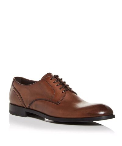 Ermenegildo Zegna Men's Plain Derby Oxfords