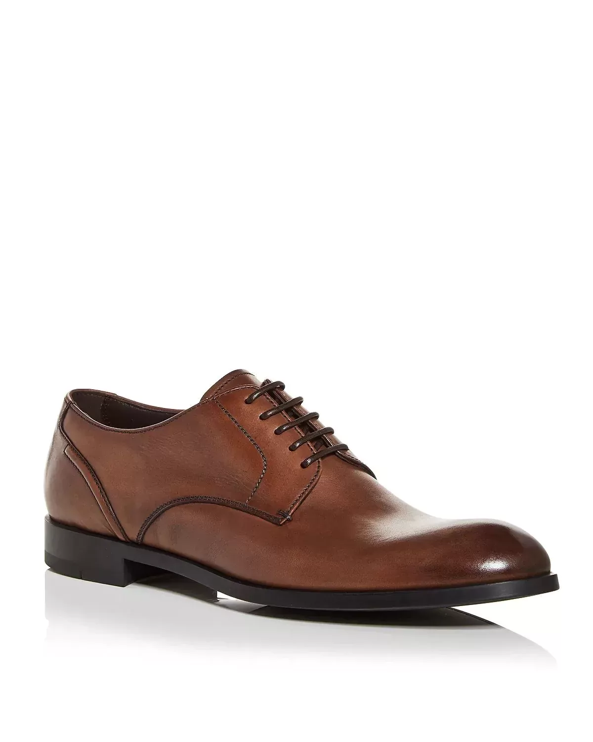 Ermenegildo Zegna Men's Plain Derby Oxfords